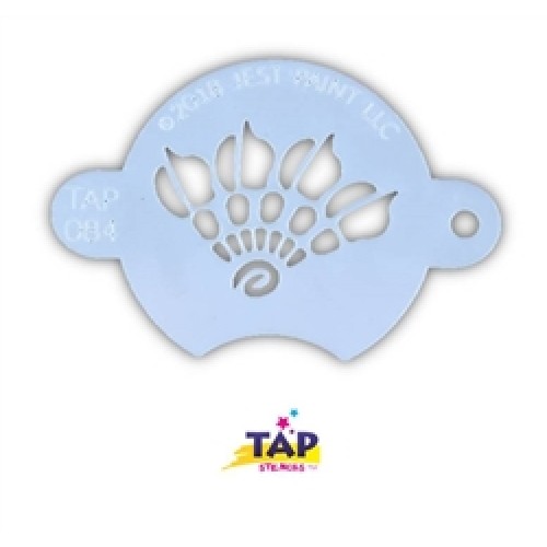 TAP Stencil 084 Henna Fan (TAP Stencil 084 Henna Fan)